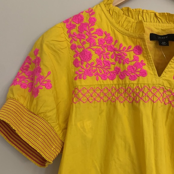 NWT! J.Crew Floral Top Sz XS - Picture 5 of 6